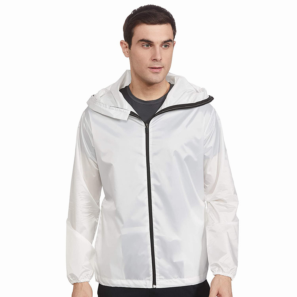 Hestic Sports Wear Summer Hiking Farm Work Rain Jacket Man PU Hooded Rainsuit Pants Outdoor Hunter Fashion Mens Raincoat